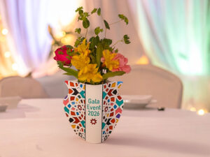 Custom Branded Vase Covers For Restaurants and Events
