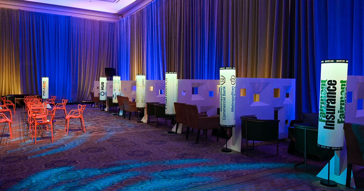 custom lampshades for event